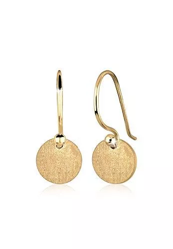 Elli Schmuck Elli Ohrringe Damen Geo Minimal Trend Matt in 925 Sterling Silber