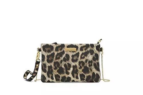 Aitbags Taschen & Rucksäcke Aitbags Mini-Clutch aus weichem PU-Leder mit Kette, für Handy und Geldbörse