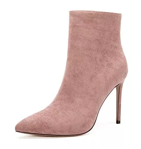 CASTAMERE Stiefel CASTAMERE Damen Reißverschluss Stiefeletten Stilettos Hoch Heel 10CM