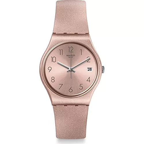Swatch Uhren Swatch Damen Analog Quarz Uhr mit Silikon Armband GP403