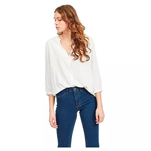 VILA Langarmblusen Vila Damen Vidania Bluse