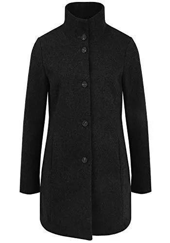 OXMO Mäntel OXMO Hermy Damen Wintermantel Wollmantel Winterjacke mit Kragen