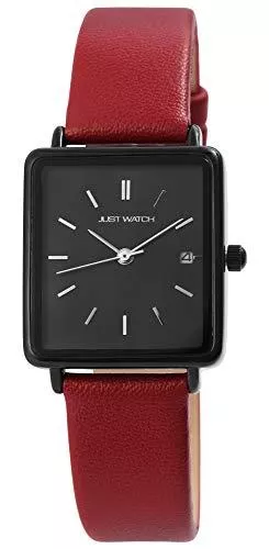 Just Watch Uhren Just Watch Damen-Uhr Echt Leder Armband Datum Analog Quarz JW10140