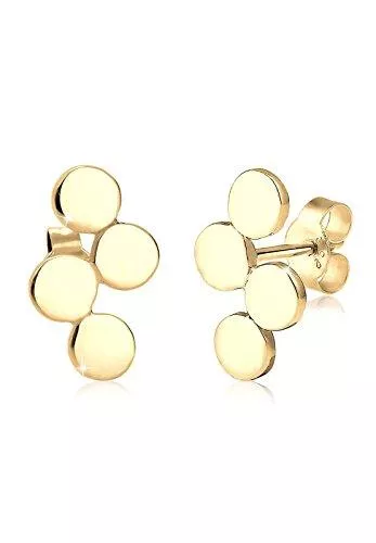 Elli Schmuck Elli Ohrringe Kreis Geo Minimal 925 Sterling Silber