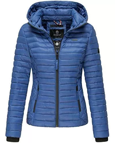 MARIKOO Jacken MARIKOO Damen Jacke Steppjacke Übergangsjacke mit Kapuze gesteppt B600