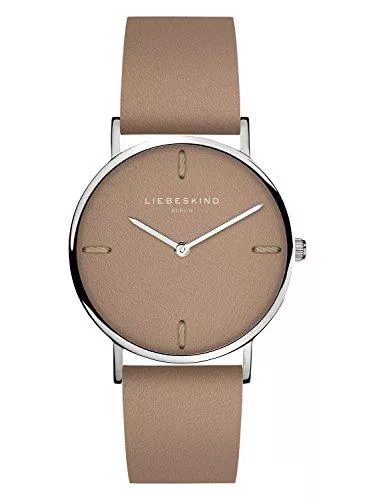 Liebeskind Berlin Uhren Liebeskind Berlin Damen Analog Quarz Armbanduhr mit Lederarmband