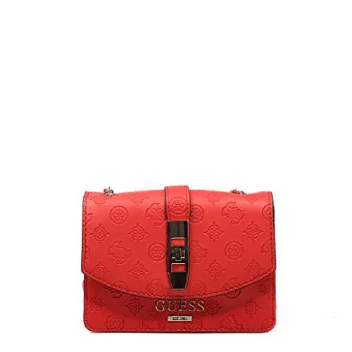 Guess Taschen & Rucksäcke Guess Damen Peony Classic Mini Xbody Flap Umhängetasche, 6.5x14x19 centimeters (W x H x L)