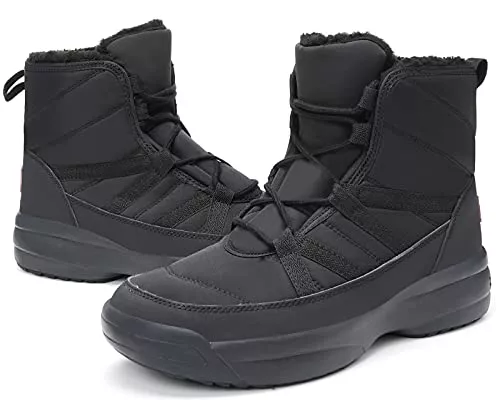 Sisttke Stiefel Winterstiefel Damen, Winterschuhe Damen Winter Wasserdicht Warm gefütterte Schneestiefel Trekkingschuhe Kunstpelz Futter Outdoor Stiefel Schuhe