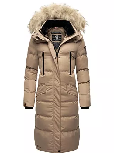 MARIKOO Mäntel MARIKOO Damen Winter-Mantel Steppmantel Parka Oversized Schneesternchen XS-XXL