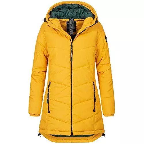 Sublevel Mäntel Sublevel Damen Mantel Winterjacke warme Jacke Outdoorjacke mit Kapuze sportlicher Damen Mädchen Parka S M L XL XXL