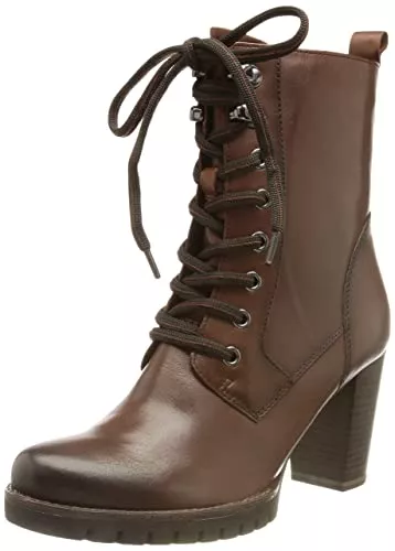 MARCO TOZZI Stiefel Marco Tozzi Damen 2-2-25200-27 Leder Schnürstiefelette Mode-Stiefel