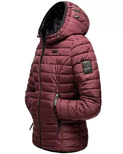 MARIKOO Jacken MARIKOO Damen Stepp Jacke Outdoor Winterjacke mit Kapuze Fleece gefüttert Jaylaa