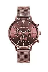 PAUL VALENTINE Uhren Paul Valentine Multifunctional Damenuhr Frauen Uhr Armband, kratzfestes Glas und Quarzwerk, Chronograf