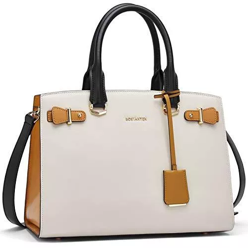 BOSTANTEN Taschen & Rucksäcke BOSTANTEN Damen Leder Handtasche Schultertasche Elegante Umhängetasche Henkeltasche Ledertaschen Tote Bag