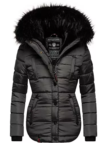 MARIKOO Jacken MARIKOO Damen Winter Jacke Steppjacke Lotusblüte (vegan hergestellt) XS-XXL