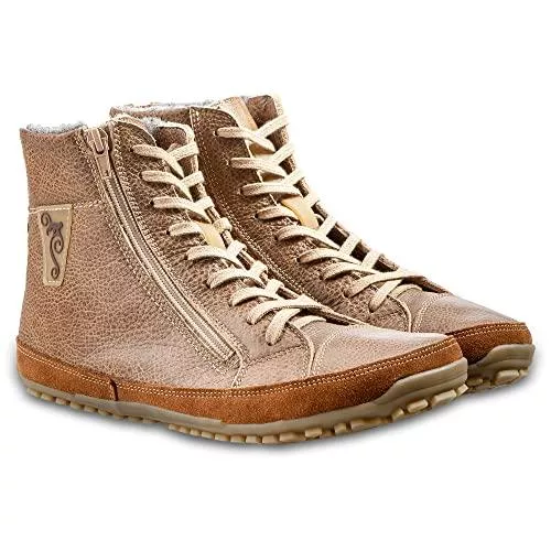 Magical Shoes Stiefel Magical Shoes Nubukleder Barefoot Shoes Alaskan X | 230 Gr. | Wasserabweisende Schuhe für Herbst/Winter | Stiefelette | Gefüttert | Handgemacht in EU