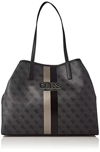 GUESS Taschen & Rucksäcke Guess Damen Vikky Large Tote, Coal/Black, Einheitsgröße