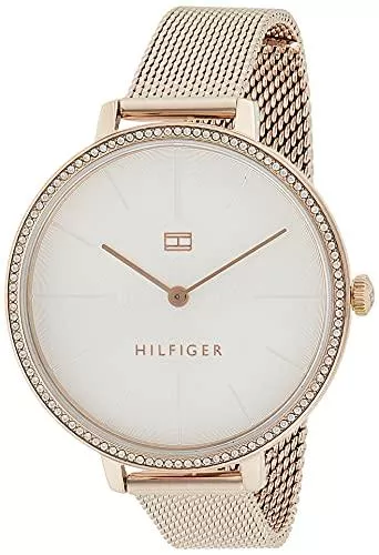 Tommy Hilfiger Uhren Tommy Hilfiger Damen Analoger Quarz Uhr mit Edelstahl Armband 1782115