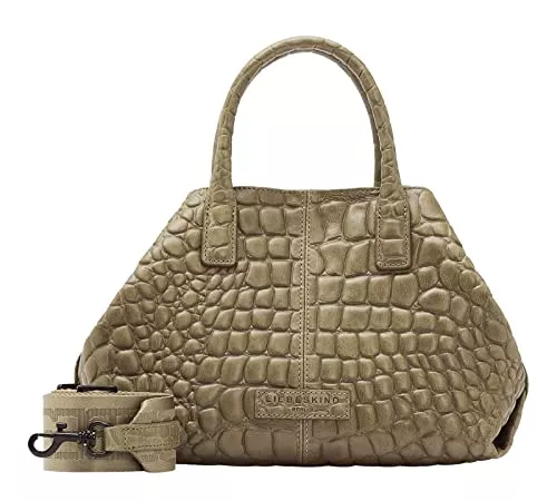 Liebeskind Berlin Taschen & Rucksäcke Liebeskind Berlin Damen Paperbag Croco Chelsea Shopper, Small (HxBxT 20.5cm x 12cm x 27cm)
