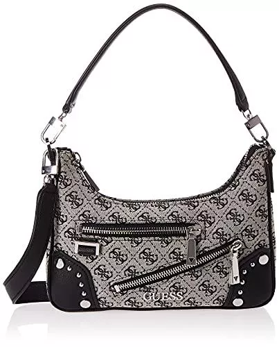 GUESS Taschen & Rucksäcke Guess Damen Shoulder Bag Frankie Top Zip Schultertasche, Einheitsgröße