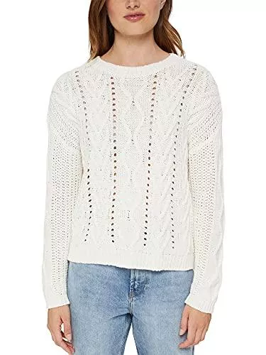 ESPRIT Pullover & Strickmode ESPRIT Zopfstrick-Pullover aus 100% Bio-Baumwolle