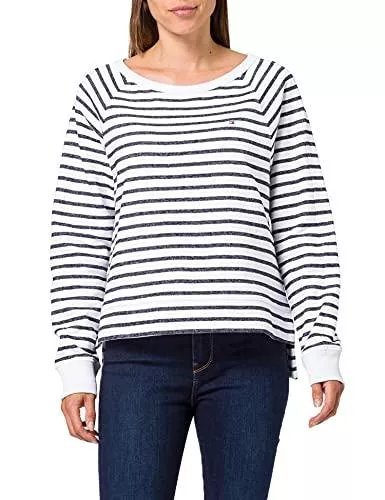 Tommy Hilfiger Pullover & Strickmode Tommy Hilfiger Damen Regular STP Open-nk Sweatshirt