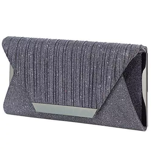 LIGUL Taschen & Rucksäcke LIGUL Abend Taschen Damen,Gold Donna Clutch,Borsa Donna Elegante,Silber Abend Tasche für Frauen Shining Abend Handtasche für Damen Donna