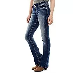WallFlower Jeans WallFlower Damen Jeans Junior Instastretch üppige kurvige Bootcut Jeans