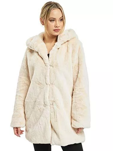 Urban Classics Mäntel Urban Classics Ladies Hooded Teddy Coat
