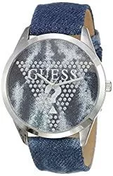 GUESS Uhren Guess Damen Analog Quarz Uhr mit Leder Armband W1144L1