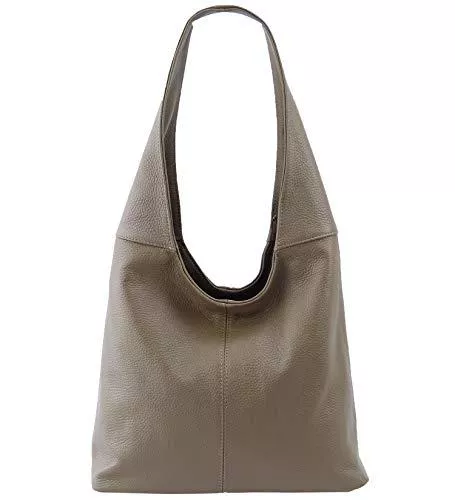 Freyday Taschen & Rucksäcke Freyday Original Ledertasche Beutel Schultertasche Beuteltasche 100% Echtleder aus Italien BT01