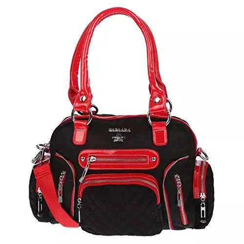 Christian Wippermann Taschen & Rucksäcke Christian Wippermann Große Damen Tasche Umhängetasche Schultertasche Shopper Handtasche Stofftasche Rot