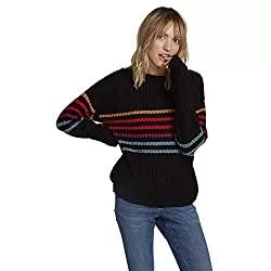 Volcom Pullover & Strickmode Volcom Damen Women's Move On Up Loose Fit Crew Sweater Sweatshirt
