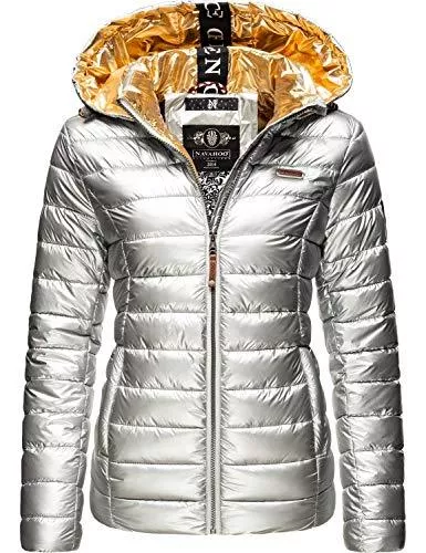 Navahoo Jacken Navahoo Damen Winterjacke Steppjacke mit Abnehmbarer Kapuze Aurelianaa XS-XXL