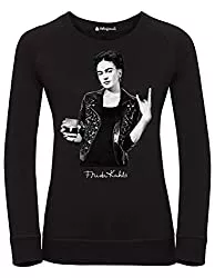 Blasfemus Pullover & Strickmode Damen-Sweatshirt Frida Kahlo Offizieller Rock-Stil
