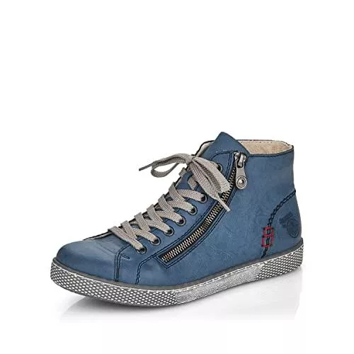Rieker Stiefel Rieker Damen Bequemschuhe Z1210, Frauen Schnürhalbschuhe,lose Einlage