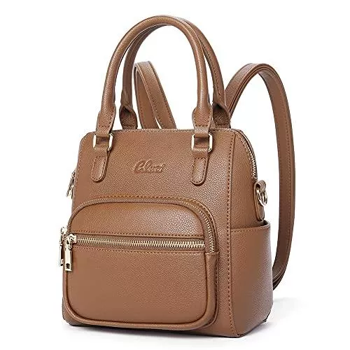 CLUCI Taschen & Rucksäcke CLUCI Kleine Rucksack Damen Mini Schultasche Frauen Mode Leder Umhängetasche Hochschule Rucksack Mädchen