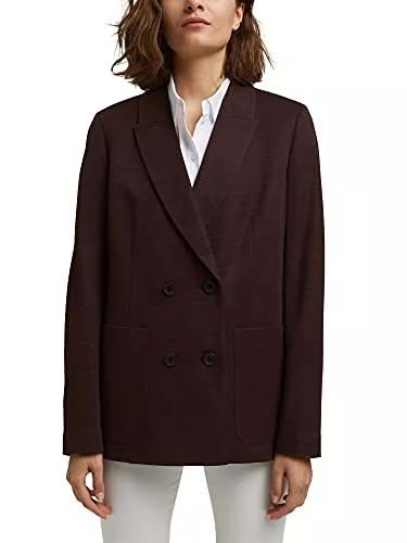 ESPRIT Blazer ESPRIT Zweireihiger Blazer aus Jersey