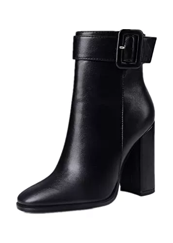 AOOAR Stiefel AOOAR Damen Riemen Schnalle High Heels Ankle Boots