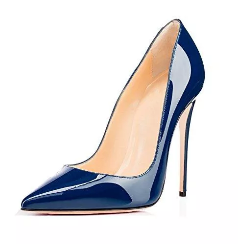 Soireelady High Heels Soireelady Damen Pumps,Lackabsatz High Heels,Klassische Damen Pumps,Herbst Winter Pumps