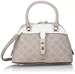 GUESS Taschen & Rucksäcke GUESS Peony Classic Small Dome Satchel Taupe Multi One Size