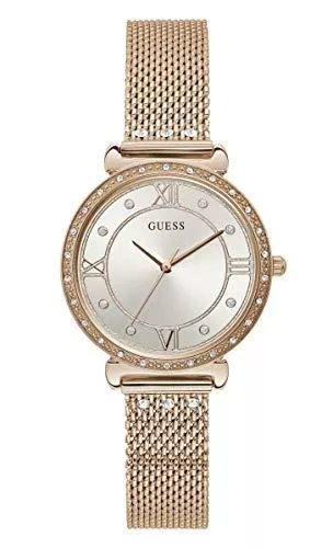 GUESS Uhren Guess Damen Analog Uhr mit Edelstahl Armband