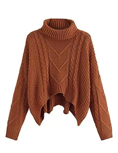 Beyove Pullover & Strickmode Beyove Pullover Damen Winter Rollkragenpullover Langarm Strickpullover Warm Pulli Oversize Oberteil, S-XXL