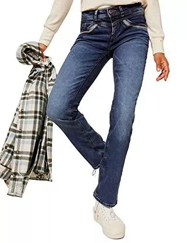 Street One Jeans Street One Damen Denim Casual Fit Middle Waist Bootcut Legs Jeanshose Jeans