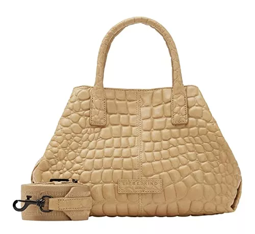 Liebeskind Berlin Taschen & Rucksäcke Liebeskind Berlin Damen Paperbag Croco Chelsea Shopper, Small (HxBxT 20.5cm x 12cm x 27cm)