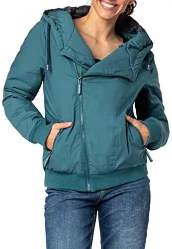 Sublevel Jacken Sublevel Damen Winter-Jacke mit Kapuze warm gefüttert