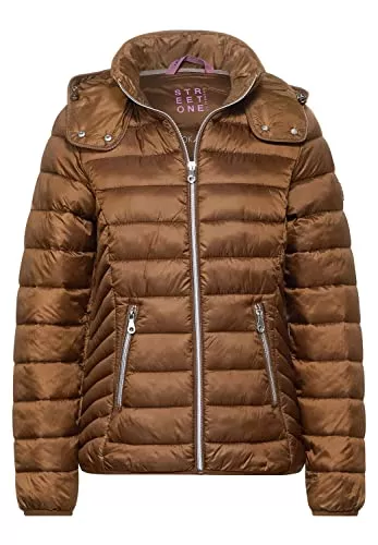 Street One Jacken Street One - Outdoor Jacke mit Kapuze in Full Brown