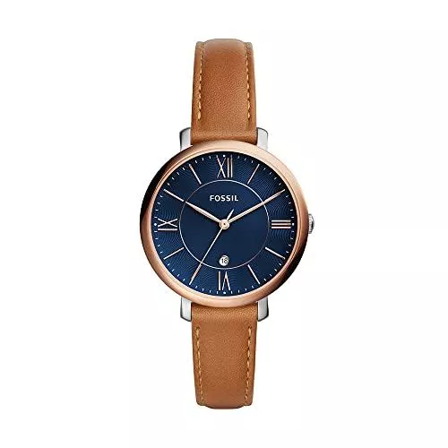 FOSSIL Uhren FOSSIL Damenuhr Jacqueline Quarzwerk, Lederarmband