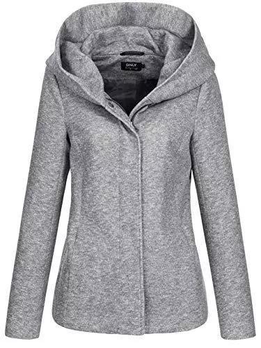 ONLY Jacken ONLY Damen Übergangsjacke ONLSedona Light Short Jacket mit XL-Kapuze