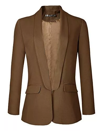 Urban GoCo Blazer Urban CoCo Damen Büro Blazer Jacke Vorne offen